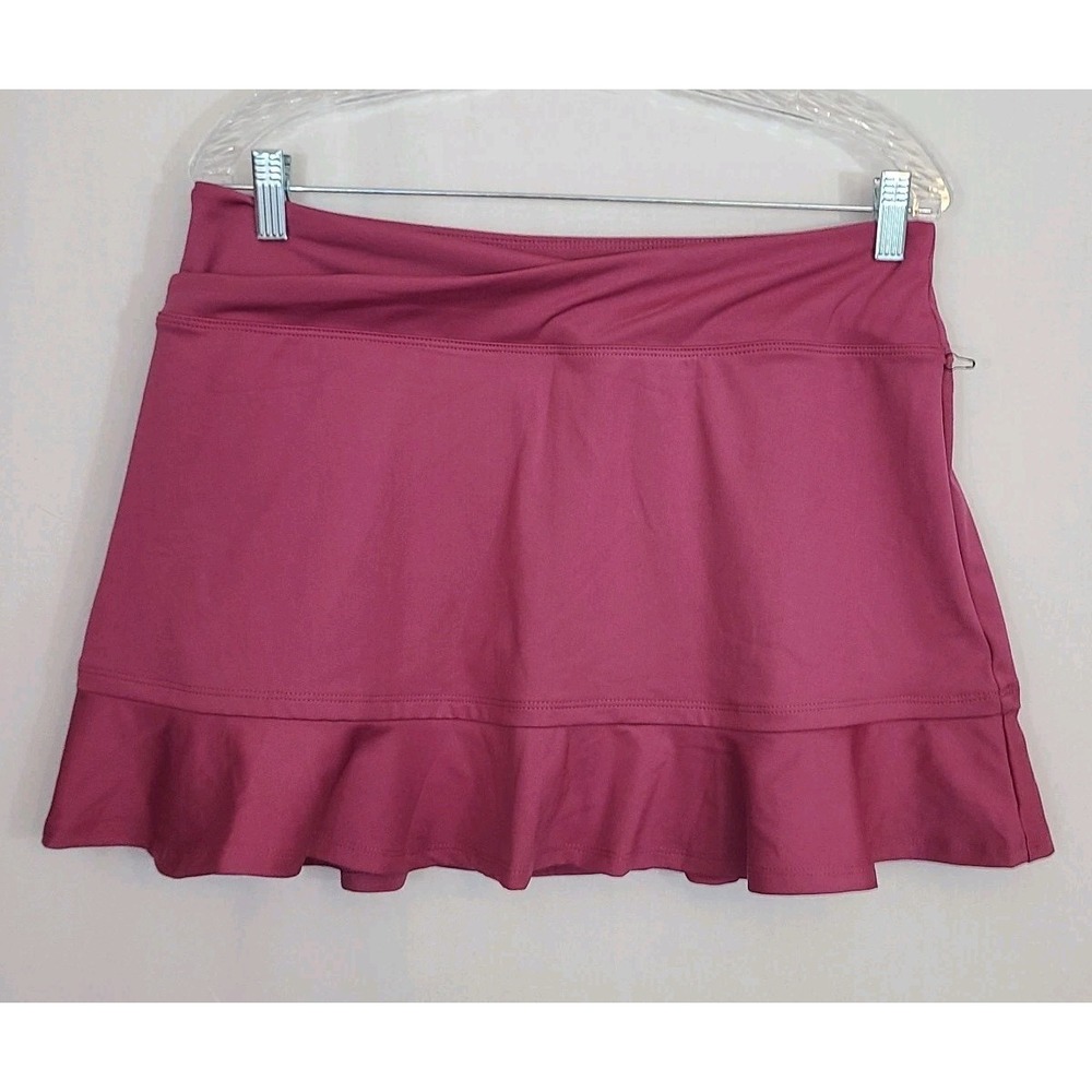 NWOT Sincerely Jules Golf Tennis Pickle Ball Women's Skort  S Large Pink Ruffle
